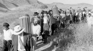 Jewish refuges expelled from their homes by Jordan. 