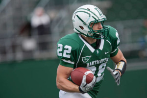 Running back Kyle Bramble ‘16 advances the ball for the Big Green