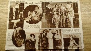 A 1928 feature in the Boston Herald describing the newborn Queen of the Snows pageant.
