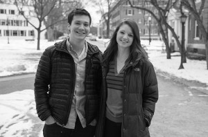 founders of the Improve Dartmouth project, Esteban Castano ’14 and Gillian O’Connell ’15 (Photograph courtesy of Dartmouth News)