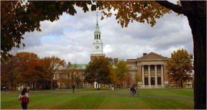 Baker and Rauner Libraries (Photograph courtesy of Dartmouth College)